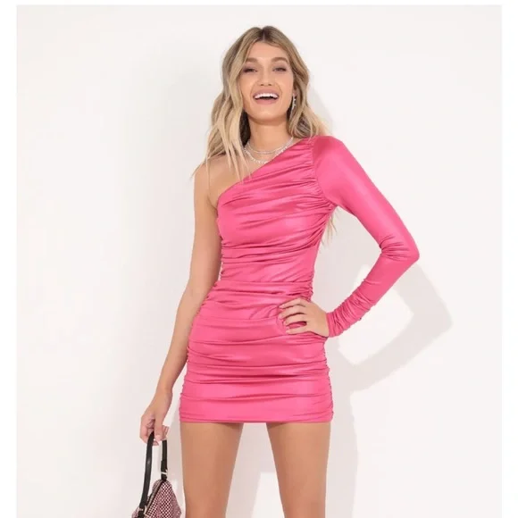 Lucy in the Sky | Dresses | Pink One Sleeve Lucy In The Sky Homecoming Dress | Poshmark Lucy in the Sky | Dresses | Pink One Sleeve Lucy In The Sky Homecoming Dress | Poshmark